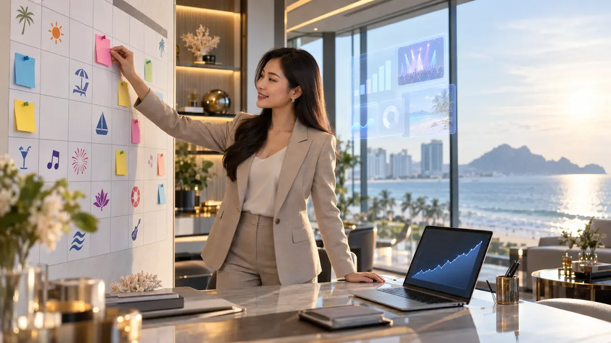 Demand trend สำหรับโรงแรม: ใช้ Google Trends กับปฏิทินคอนเสิร์ต เทศกาล และวันหยุดยาว วางแคมเปญล่วงหน้า 60 วันก่อนคู่แข่ง