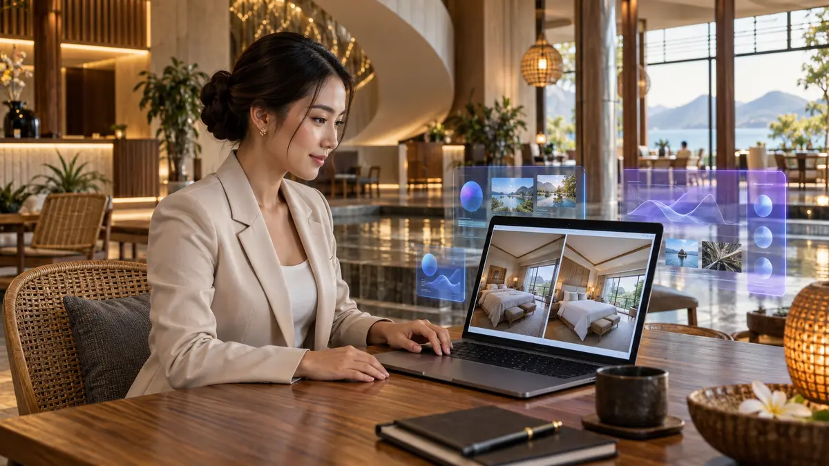Photo AI สำหรับเมนูอาหารและห้องพักโรงแรม: ใช้เมื่อไหร่ ห้ามใช้เมื่อไหร่ และวิธีเขียน prompt ให้ได้รูปที่ดูเหมือนจริง